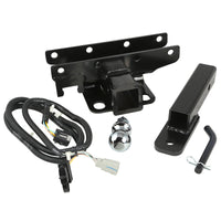 Rugged Ridge Hitch Kit with Ball 2 inch 07-18 Jeep Wrangler JK - Winches & Hitches