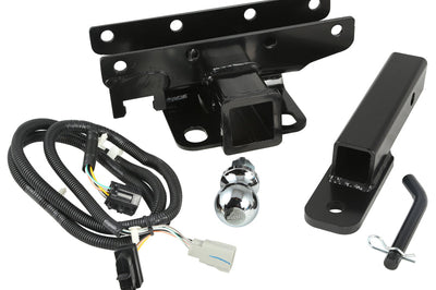 Rugged Ridge Hitch Kit with Ball 2 inch 07-18 Jeep Wrangler JK - Winches & Hitches