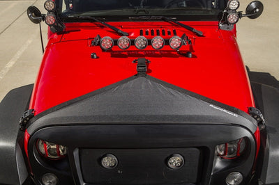 Rugged Ridge Hood Bra Black 07-18 Jeep Wrangler JK/JKU - Exterior Styling