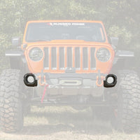 Rugged Ridge Jeep 19-22 Wrangler JL/20-22 Gladiator Venator Front Bumper Stubby Ends - Black - Bumpers Grilles & Guards