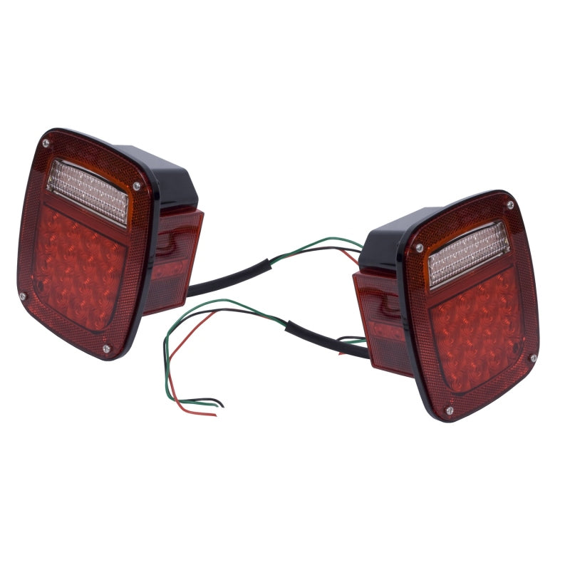 Rugged Ridge LED Tail Light Set 76-06 Jeep CJ Wrangler - Lights