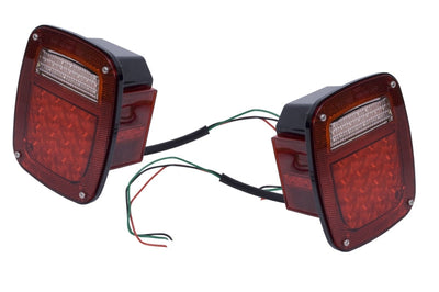 Rugged Ridge LED Tail Light Set 76-06 Jeep CJ Wrangler - Lights