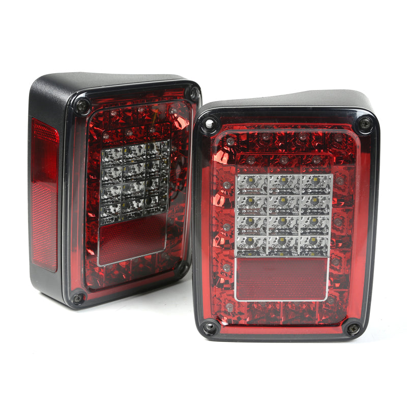 Rugged Ridge Led Tail Light Set Smoke 07-18 Jeep Wrangler - Lights