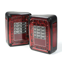 Rugged Ridge Led Tail Light Set Smoke 07-18 Jeep Wrangler - Lights