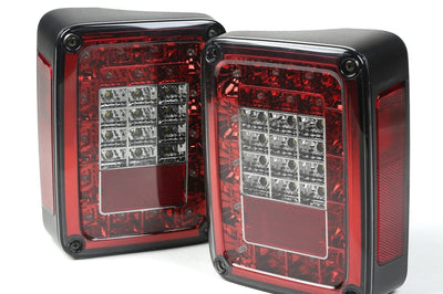 Rugged Ridge Led Tail Light Set Smoke 07-18 Jeep Wrangler - Lights