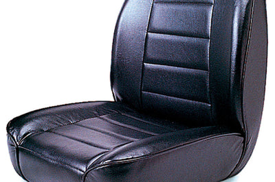 Rugged Ridge Low-Back Front Seat Non-Recline Black 55-86 CJ - Safety