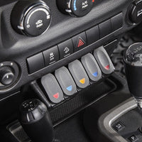 Rugged Ridge Lower Console Switch Panel 11-18 Jeep Wrangler JK/JKU - Interior Accessories