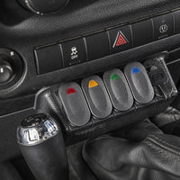Rugged Ridge Lower Switch Panel Kit 11-18 Jeep Wrangler JK/JKU - Interior Accessories