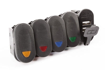 Rugged Ridge Lower Switch Panel Kit 11-18 Jeep Wrangler JK/JKU - Interior Accessories