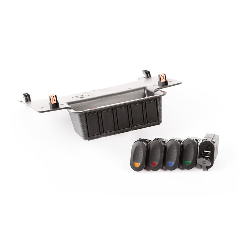 Rugged Ridge Lower Switch Panel Kit 11-18 Jeep Wrangler JK/JKU - Interior Accessories