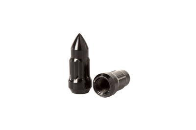 Rugged Ridge Lug Bullet Style Black 1/2-20 - Wheel and Tire Accessories