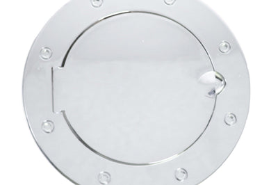Rugged Ridge Non-Locking Gas Cap Door Chrome 07-18 Jeep Wrangler - Fuel Delivery