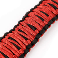 Rugged Ridge Paracord A-Pillar Grab Handle Red 07-18 Jeep Wrangler JK - Interior Accessories