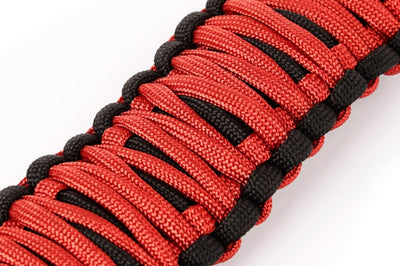 Rugged Ridge Paracord A-Pillar Grab Handle Red 07-18 Jeep Wrangler JK - Interior Accessories
