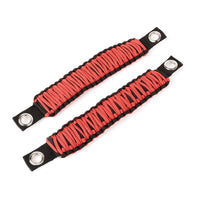Rugged Ridge Paracord A-Pillar Grab Handle Red 07-18 Jeep Wrangler JK - Interior Accessories