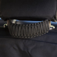 Rugged Ridge Paracord A-Pillar/Seat Mnt Hdle Black 07-18 Jeep Wrangler JK - Interior Accessories