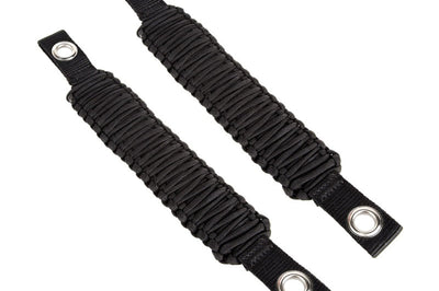 Rugged Ridge Paracord A-Pillar/Seat Mnt Hdle Black 07-18 Jeep Wrangler JK - Interior Accessories