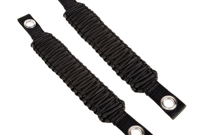 Rugged Ridge Paracord A-Pillar/Seat Mnt Hdle Black 07-18 Jeep Wrangler JK - Interior Accessories