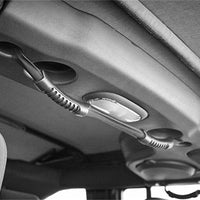 Rugged Ridge Rear Dual Grab Strap Black 07-18 Jeep Wrangler Unlimited JK - Interior Accessories