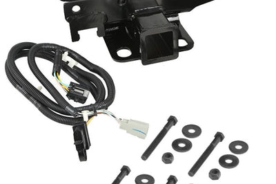 Rugged Ridge Receiver Hitch Kit w/ Wiring Harness 07-18 Jeep Wrangler JK - Winches & Hitches
