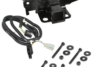 Rugged Ridge Receiver Hitch Kit w/ Wiring Harness 07-18 Jeep Wrangler JK - Winches & Hitches