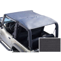 Rugged Ridge Roll Bar Top Black Denim 76-86 Jeep CJ7&87-91Jeep Wrangler YJ - Roofs & Roof Accessories