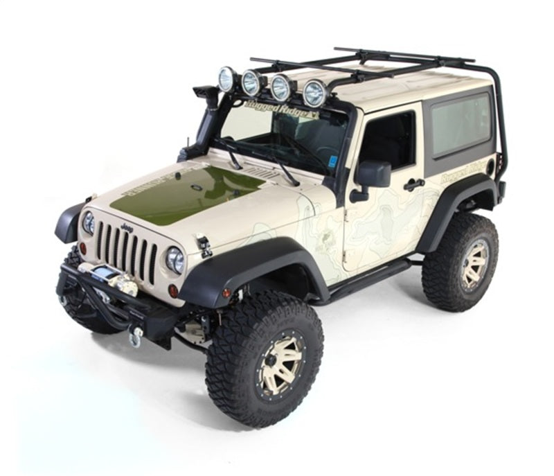 Rugged Ridge Roof Rack 07-18 Jeep 2-Door Wrangler - Roofs & Accessories