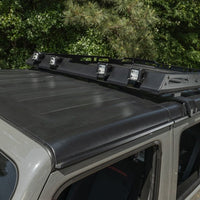 Rugged Ridge Roof Rack with Basket 18-20 Jeep Wrangler JL 4Dr Hardtops - Roofs & Accessories