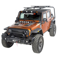 Rugged Ridge Round 56.5in Sherpa Roof Rack Crossbars - Roofs & Accessories
