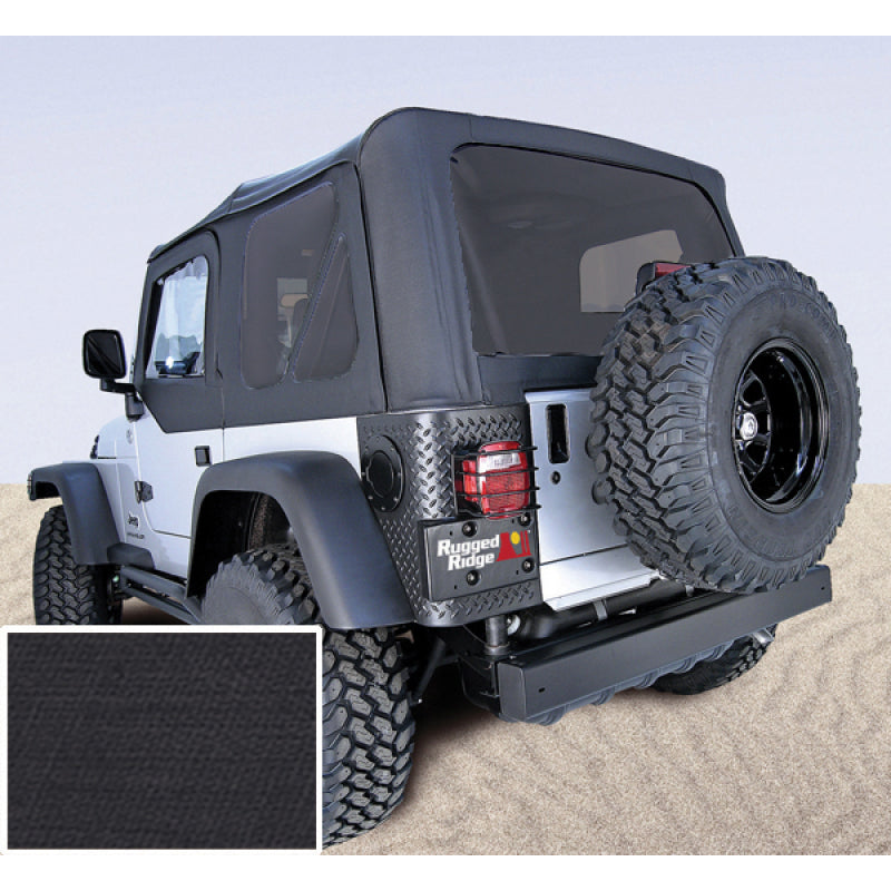 Rugged Ridge S-Top No Door Skins Black Tinted Windows 03-06 Wrang - Roofs & Roof Accessories