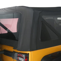 Rugged Ridge Sailcloth Soft Top Black Diamond 10-18 2-Door JK - Roofs & Roof Accessories