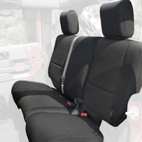 Rugged Ridge Seat Cover Kit Black 11-18 Jeep Wrangler JK 2dr - Body Armor & Protection