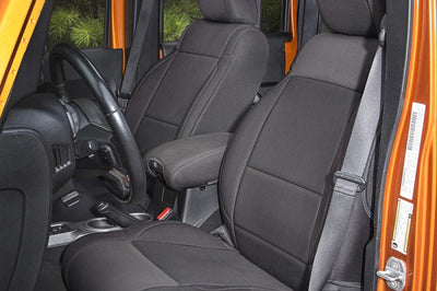Rugged Ridge Seat Cover Kit Black 11-18 Jeep Wrangler JK 4dr - Body Armor & Protection
