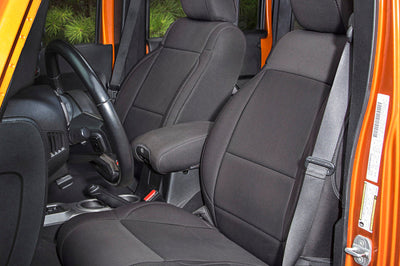 Rugged Ridge Seat Cover Kit Black 11-18 Jeep Wrangler JK 4dr - Body Armor & Protection