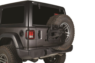 Rugged Ridge Spare Tire Relocation Bracket 18-20 Jeep Wrangler JL - Fabrication