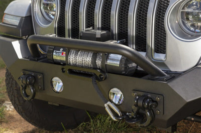 Rugged Ridge Spartan Front Bumper HCE W/Overrider 18-20 Jeep Wrangler JL/JT - Bumpers Grilles & Guards