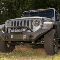 Rugged Ridge Spartan Front Bumper HCE W/Overrider 18-20 Jeep Wrangler JL/JT - Bumpers Grilles & Guards