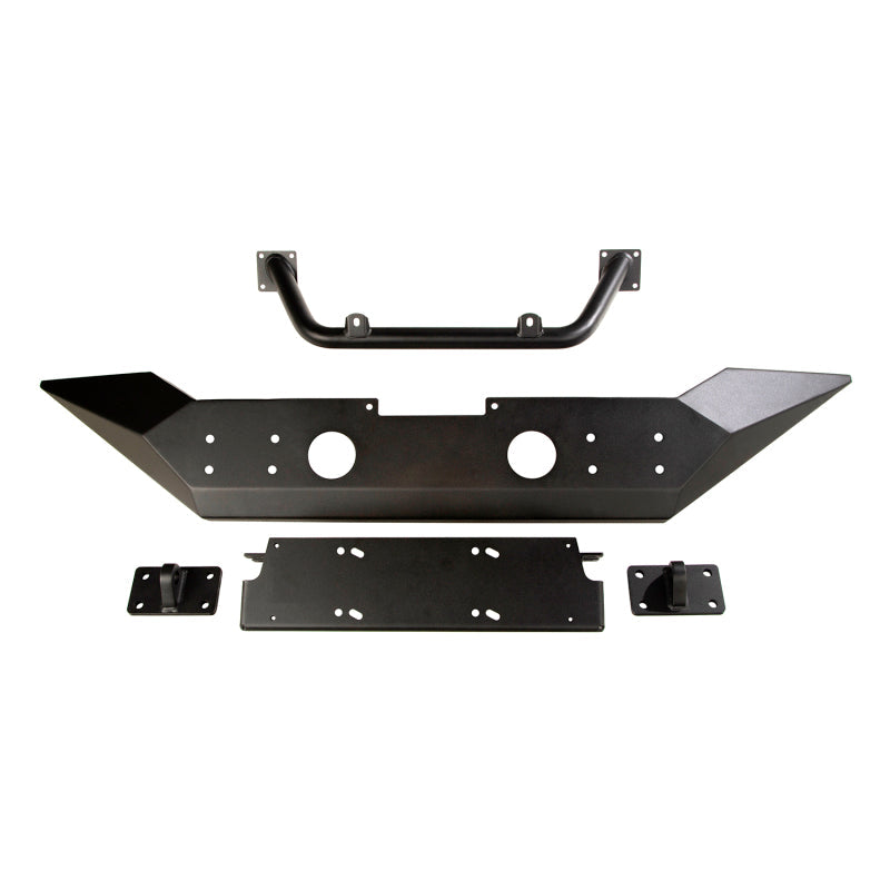 Rugged Ridge Spartan Front Bumper HCE W/Overrider 18-20 Jeep Wrangler JL/JT - Bumpers Grilles & Guards