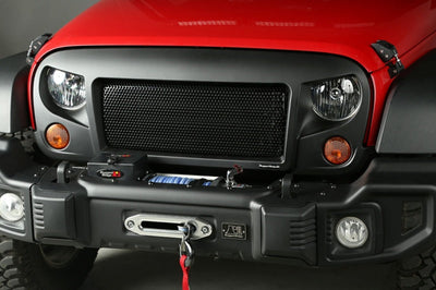 Rugged Ridge Spartan Grille 07-18 Jeep Wrangler JK - Bumpers Grilles & Guards