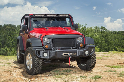 Rugged Ridge Spartan Grille 07-18 Jeep Wrangler JK - Bumpers Grilles & Guards