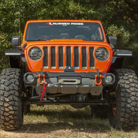 Rugged Ridge Stubby Venator Front Bumper 18-20 Jeep Wrangler JL/JT - Bumpers Grilles & Guards