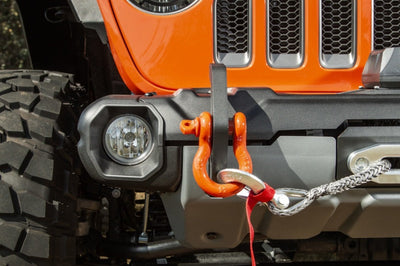 Rugged Ridge Stubby Venator Front Bumper 18-20 Jeep Wrangler JL/JT - Bumpers Grilles & Guards