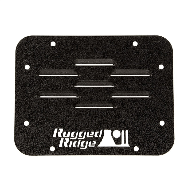 Rugged Ridge Tire Carrier Delete Plate 07-18 Jeep Wrangler JK - Wheel and Accessories