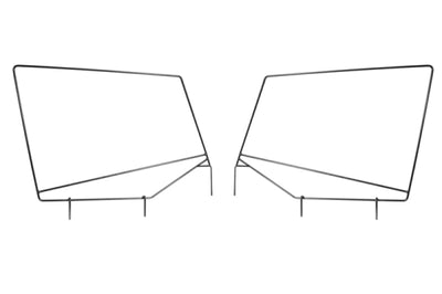 Rugged Ridge Upper Door Skin Frames 87-95 Jeep Wrangler YJ - Interior Accessories