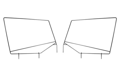 Rugged Ridge Upper Door Skin Frames 87-95 Jeep Wrangler YJ - Interior Accessories