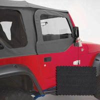 Rugged Ridge Upper Soft Door Kit Black Diamond 03-06 Jeep Wrangler - Exterior Styling