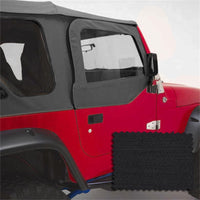 Rugged Ridge Upper Soft Door Kit Black Diamond 03-06 Jeep Wrangler - Exterior Styling