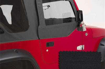 Rugged Ridge Upper Soft Door Kit Black Diamond 03-06 Jeep Wrangler - Exterior Styling