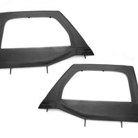 Rugged Ridge Upper Soft Door Kit Front Black Diamond 07-18 Jeep Wrangler JK - Exterior Styling