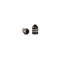 Rugged Ridge Valve Stem Cap Aluminum Black 5 Pack - Wheel and Tire Accessories